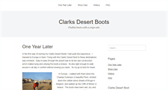 Desktop Screenshot of clarksdesertboot.com